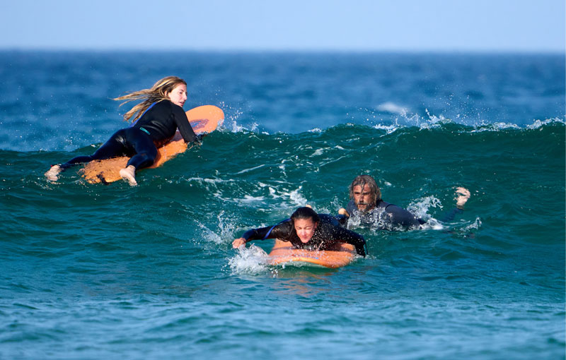 group surf lessons